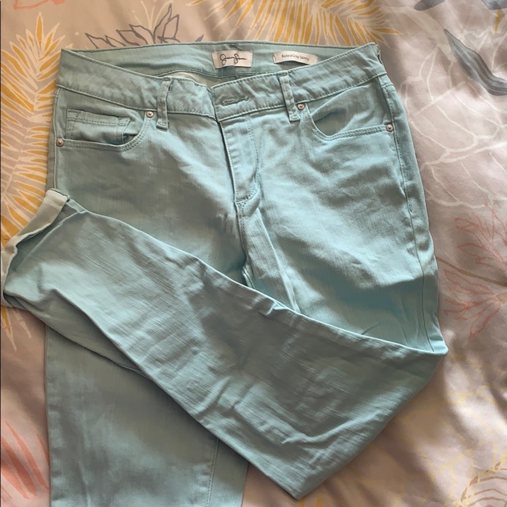 Mint Jessica Simpson ankle length jeans